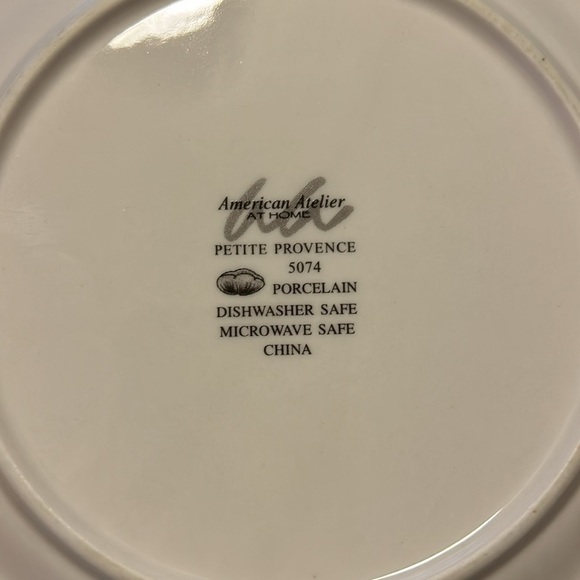 American Atelier Petite Provence Accent Rooster Salad Plates - Picture 6 of 8